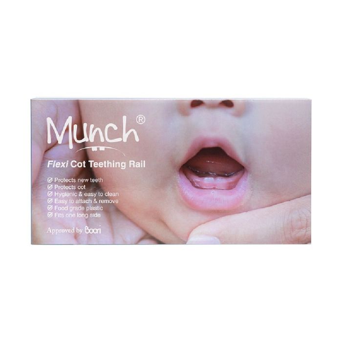 munch flexi cot teething rail