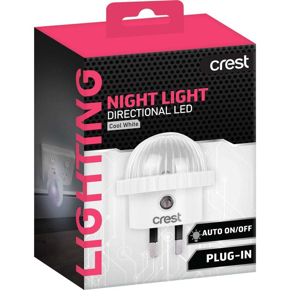 crest night light directional led each