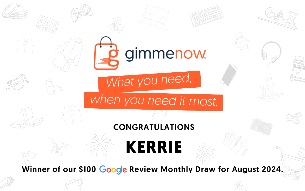 GimmeNow x Google Review August 2024 Winner