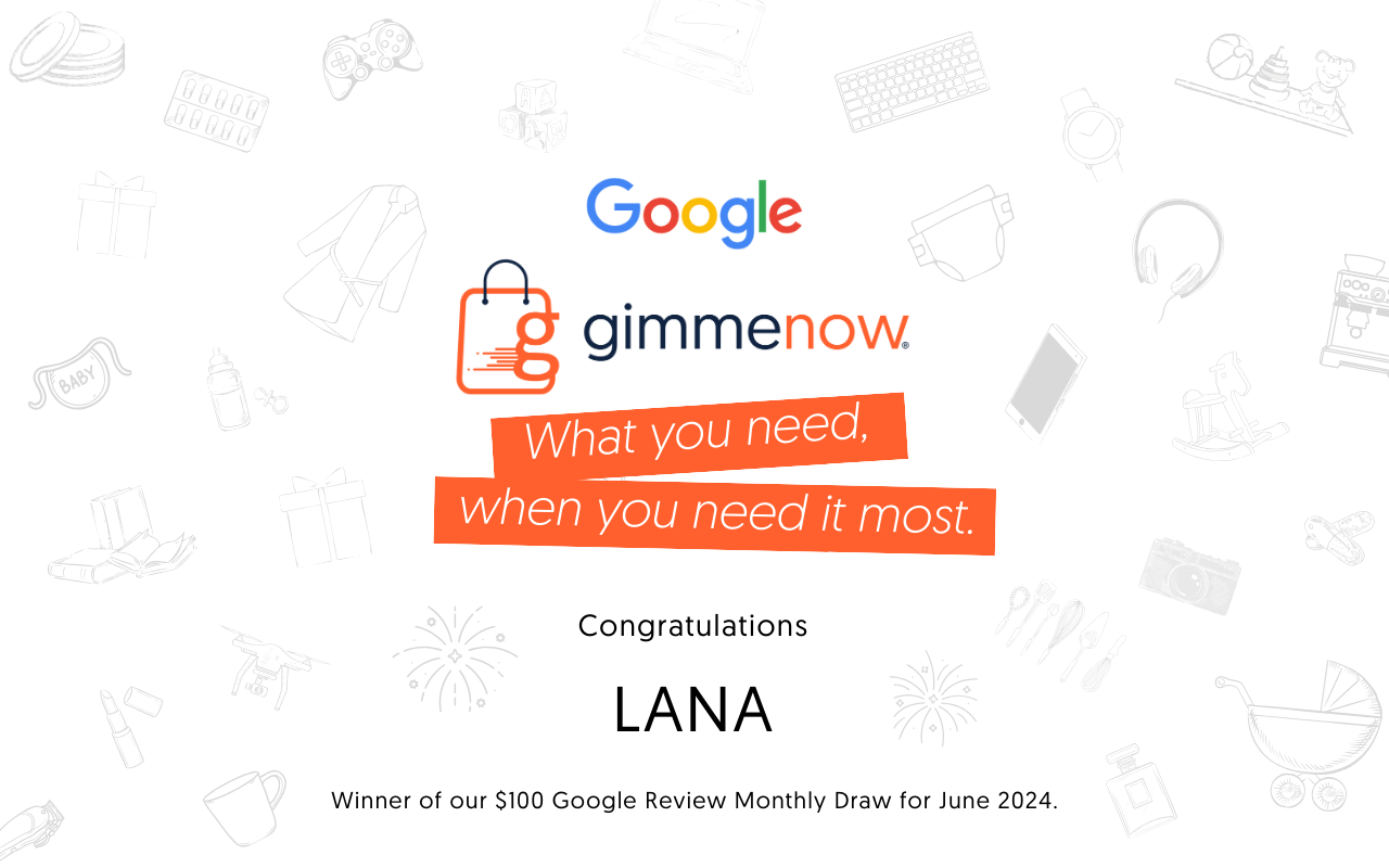 GimmeNow x Google Review June 2024 Winner