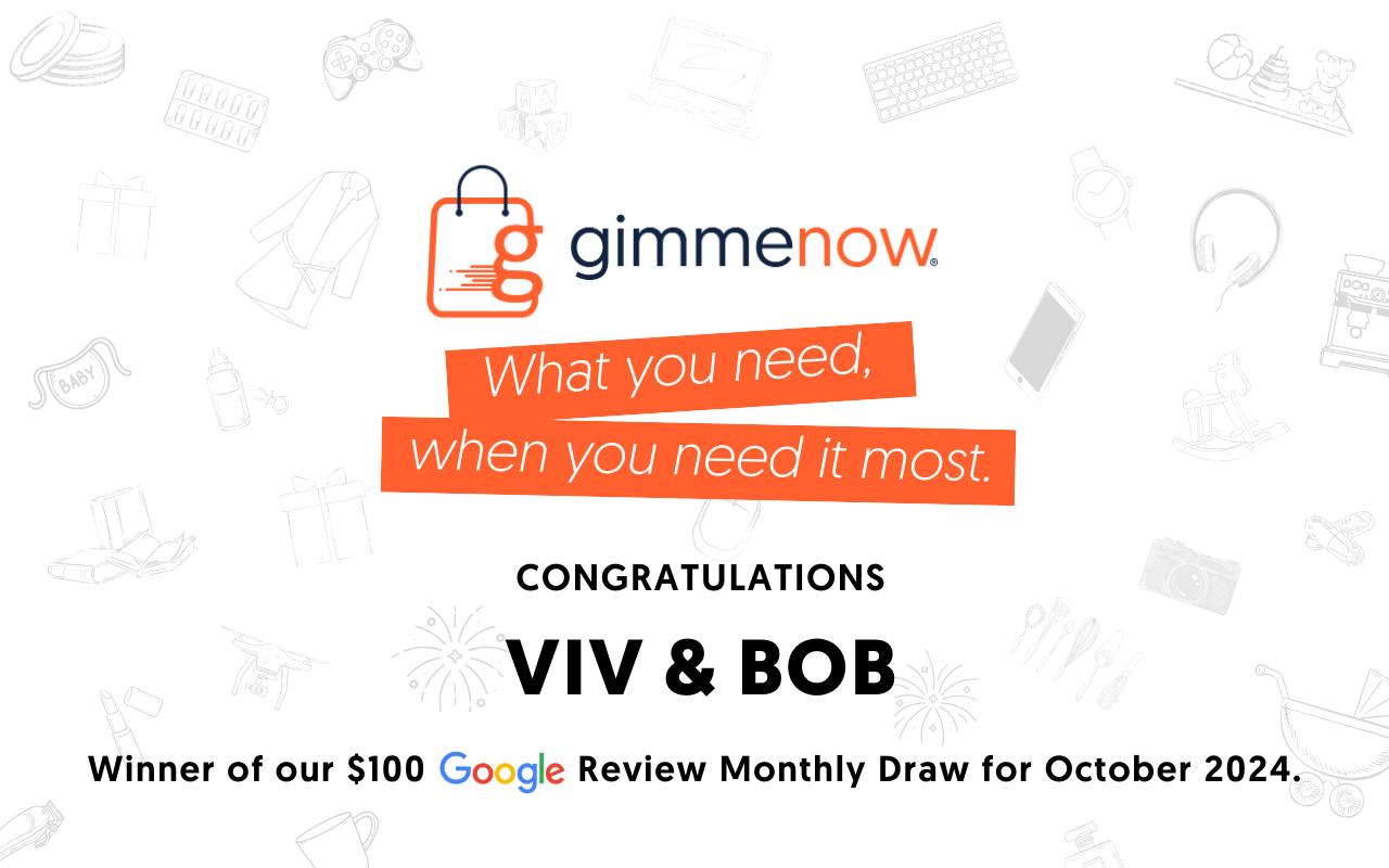 GimmeNow x Google Review October 2024 Winner