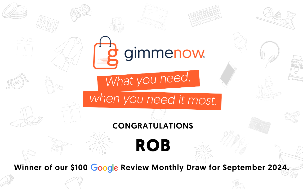 GimmeNow x Google Review September 2024 Winner